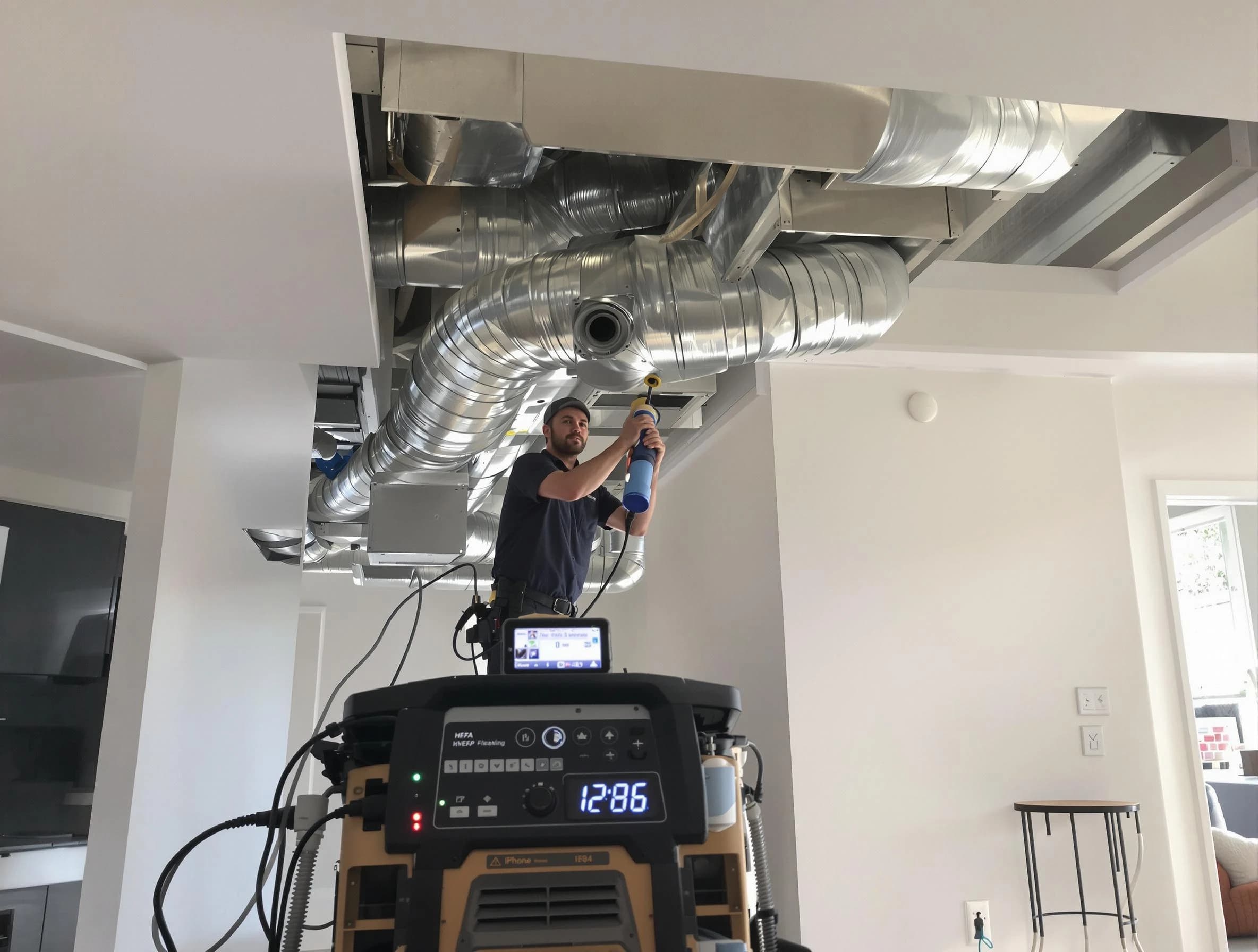Advanced pure air duct cleaning by Bellevue Air Duct Cleaning in Bellevue