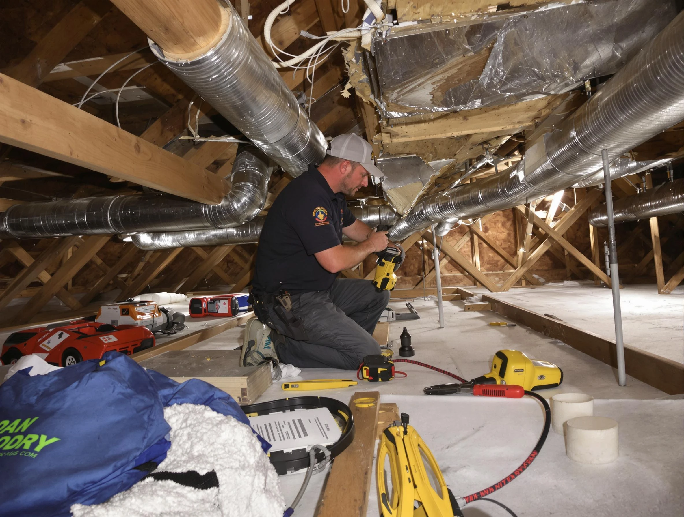 Professional air duct repair by Bellevue Air Duct Cleaning in Bellevue